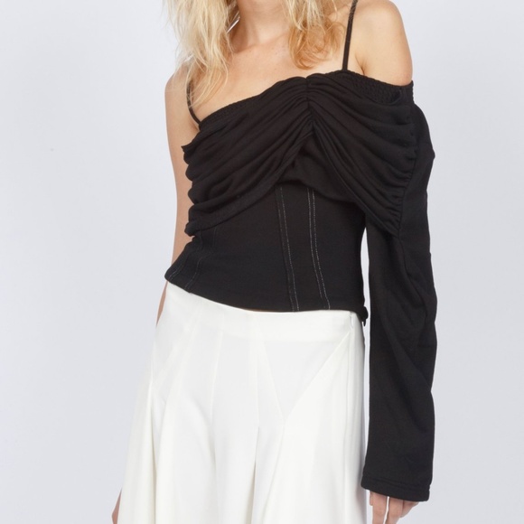 House Of Sunny Tops - House of Sunny Draped Envelope Top size 2 NWT